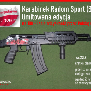 karabinek RADOM SPORT - Beryl 96c kal.22LR