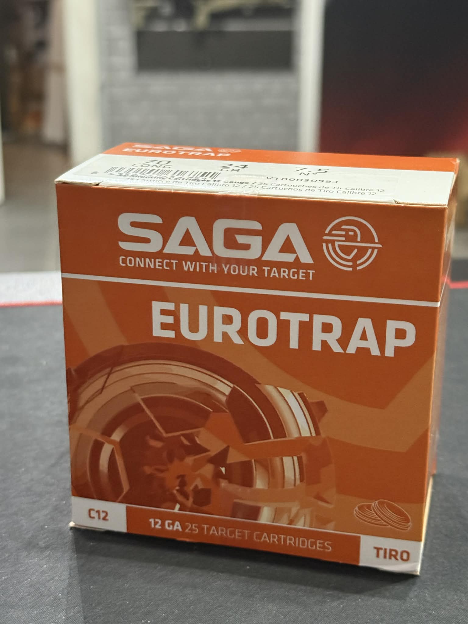 amunicja śrutowa SAGA EUROTRAP 12/70 24gr.