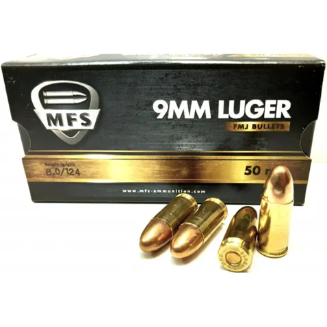 amunicja MFS 9x19mm 124gr