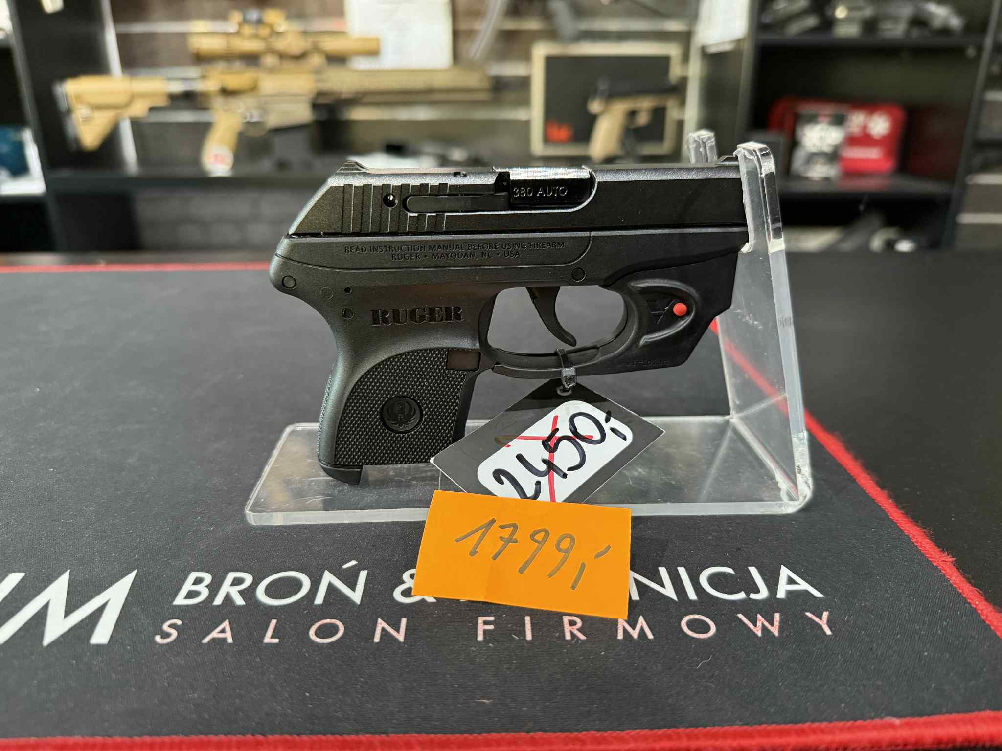 RUGER LCP kal.380AUTO +LASER