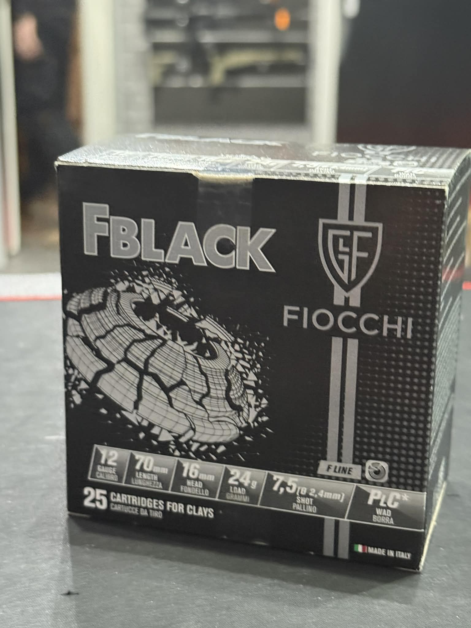 amunicja śrutowa 12/70 FIOCCHI BLACK 24gr.