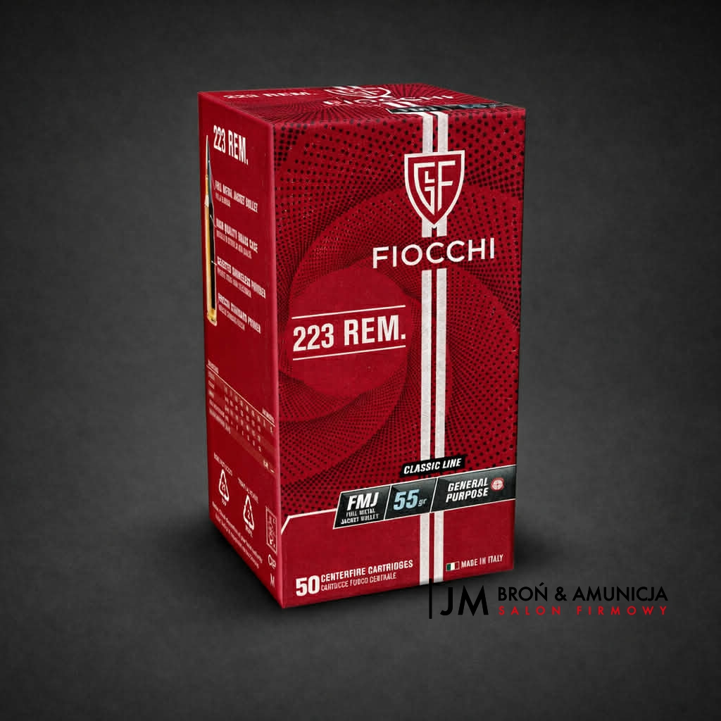amunicja FIOCCHI 223REM 55gr FMJ.